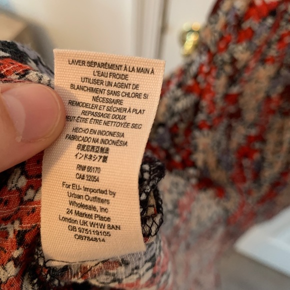 Free people miss right floral print keyhole top - Picture 11 of 14